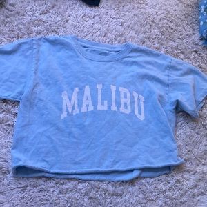 Blue, Malibu, Crop top